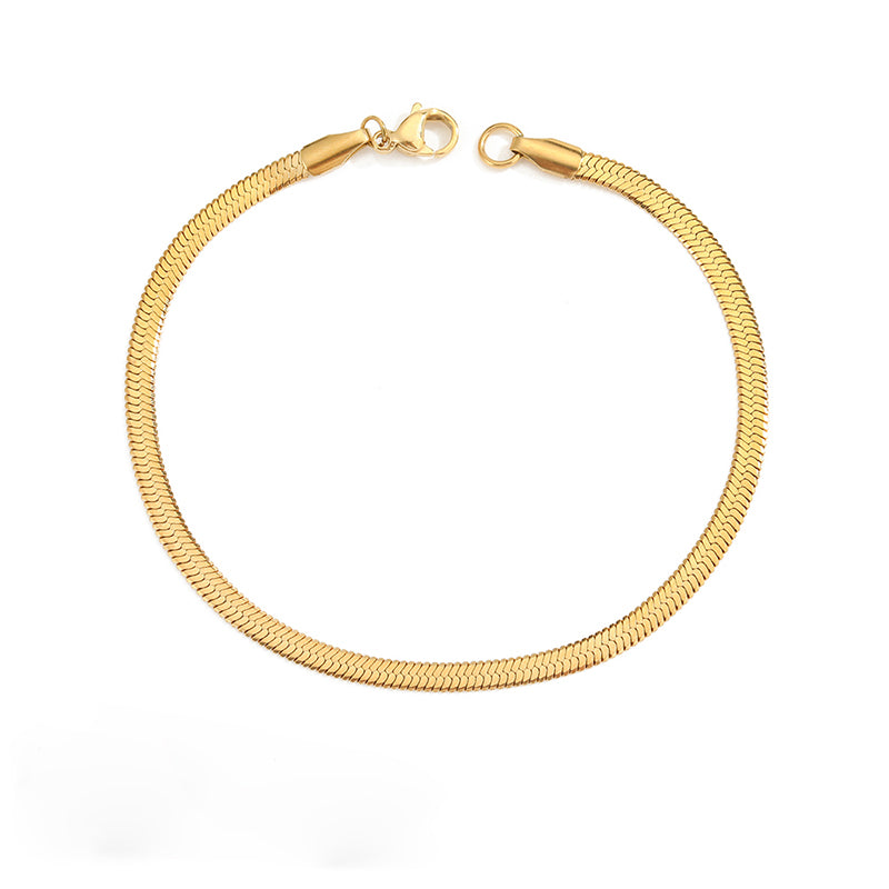 Bracciale in maglia color oro modello APOFI